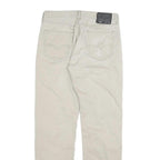 LEVI'S 514 Mens Jeans Slim Straight Denim Beige W31 L32 Classic Cotton Blend