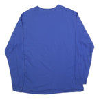 MAJESTIC Mens Blue Los Angeles Dodgers Graphic T-Shirt XL Long Sleeve Crew Neck