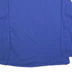 MAJESTIC Mens Blue Los Angeles Dodgers Graphic T-Shirt XL Long Sleeve Crew Neck