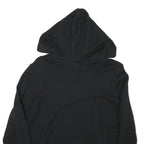 ADIDAS Womens Black Hoodie UK 6 Cotton Blend Comfortable Casual Pullover