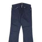 RALPH LAUREN POLO JEANS COMPANY Womens Cotton Blend Navy Regular Bootcut