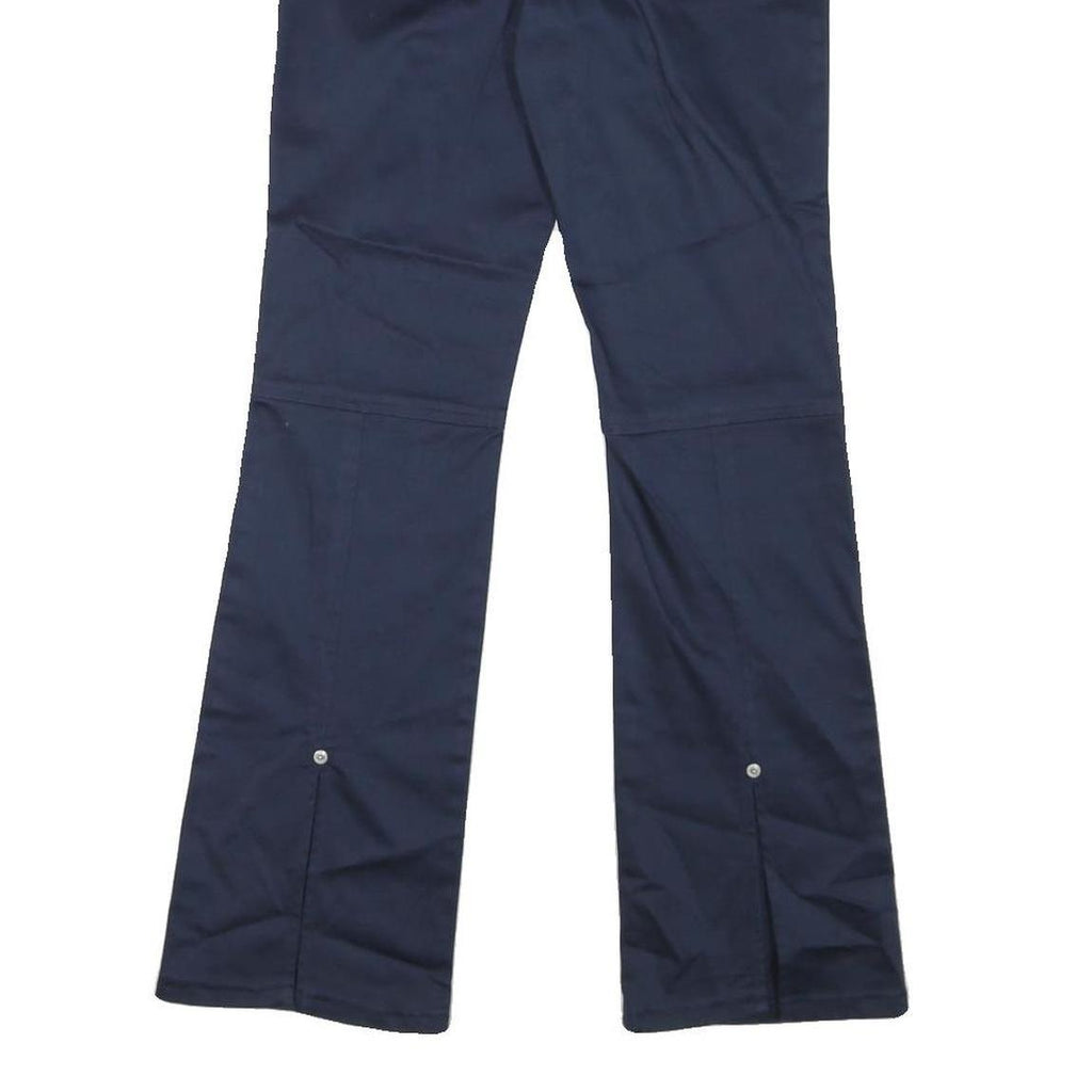 RALPH LAUREN POLO JEANS COMPANY Womens Cotton Blend Navy Regular Bootcut