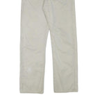 LEVI'S Mens Cotton Blend Beige Regular Straight Trousers W33 L30 Casual Zip