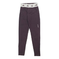 ADIDAS Womens Leggings Purple & White Slim Skinny S W22 L23 Techfit Performance