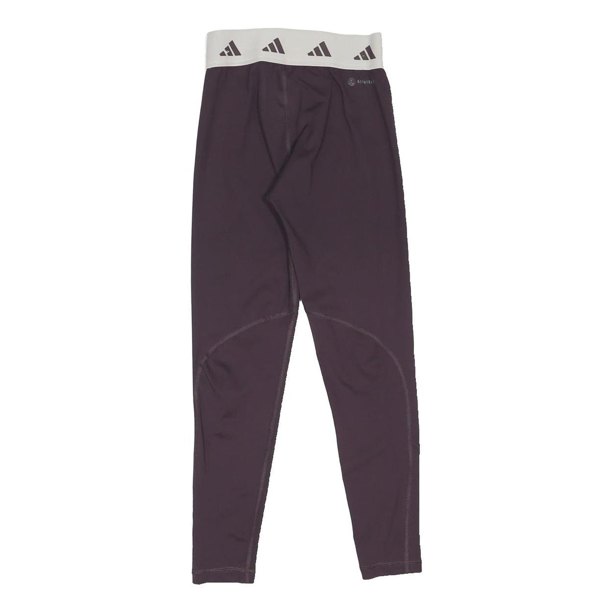ADIDAS Womens Leggings Purple & White Slim Skinny S W22 L23 Techfit Performance
