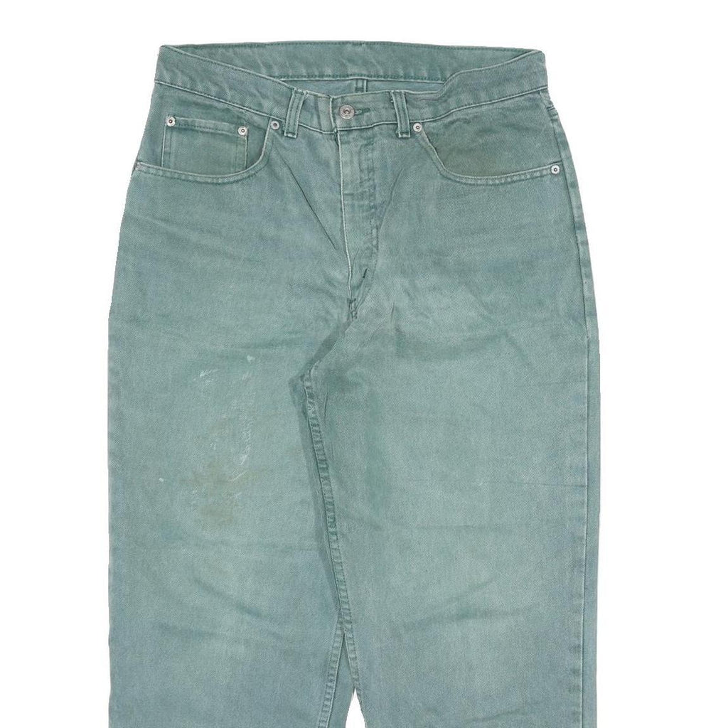 LEVI'S Mens Relaxed Cotton Blend Jeans Blue W32 L26 Zip Casual Vintage