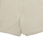 CARHARTT Mens Shorts Beige XL W35 Cotton Blend Casual Workwear Pockets