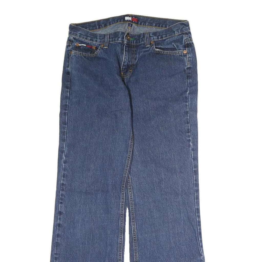 TOMMY JEANS Mens Jeans Blue Regular Straight Denim Medium W30 L32 Classic Fit