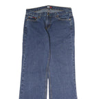 TOMMY JEANS Mens Jeans Blue Regular Straight Denim Medium W30 L32 Classic Fit