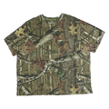 MOSSY OAK Mens Green Camo Graphic T-Shirt M Short Sleeve Crew Neck Cotton