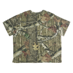 MOSSY OAK Mens Green Camo Graphic T-Shirt M Short Sleeve Crew Neck Cotton