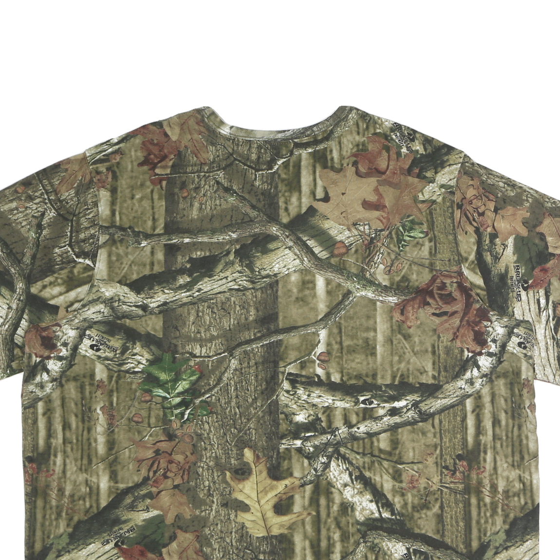 MOSSY OAK Mens Green Camo Graphic T-Shirt M Short Sleeve Crew Neck Cotton