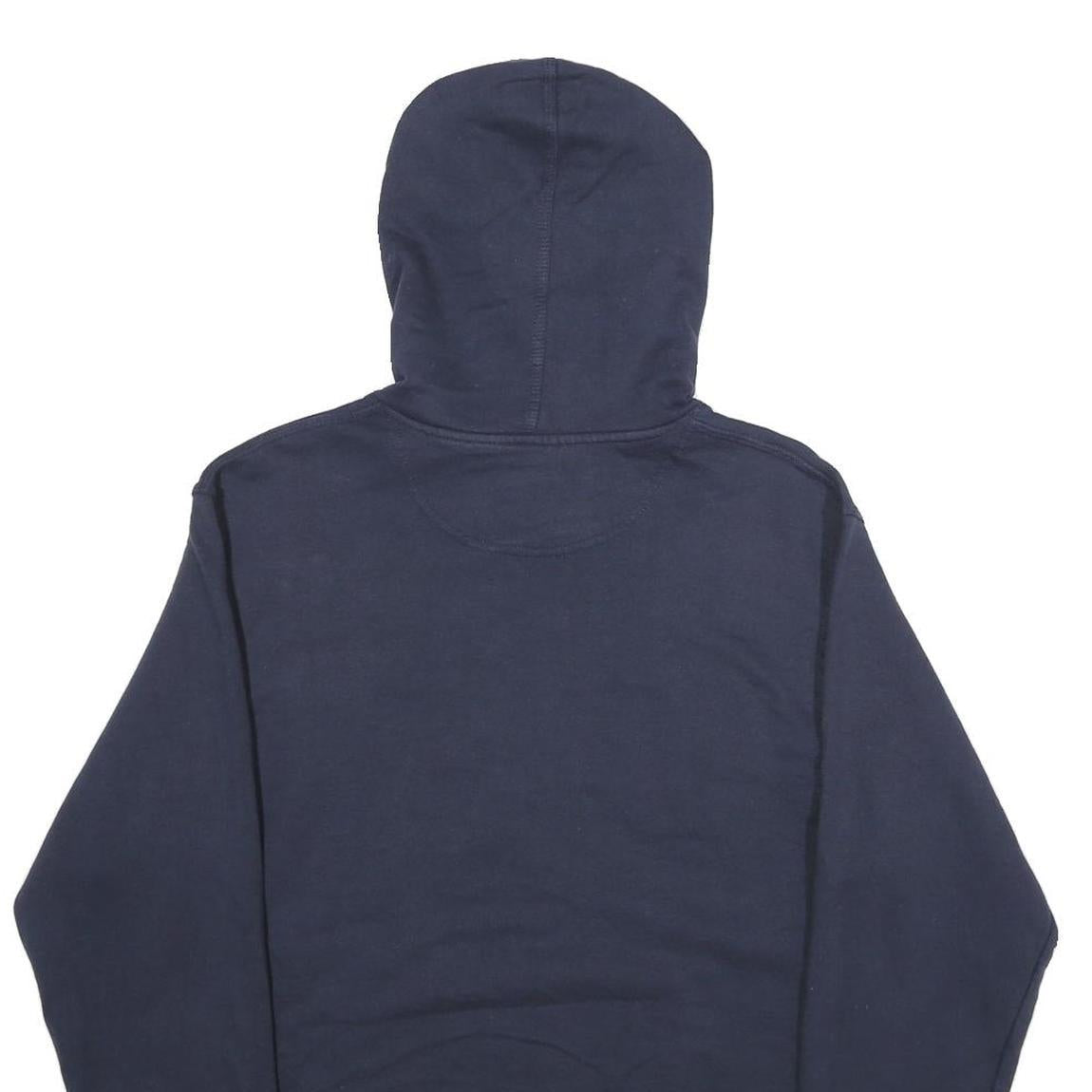 CHAMPION Mens Navy Hoodie S Cotton Blend Pullover Drawstring Hooded Sweatshirt