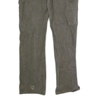 DICKIES Mens Cotton Blend Regular Fit Brown Trousers W38 L33 Workwear Utility