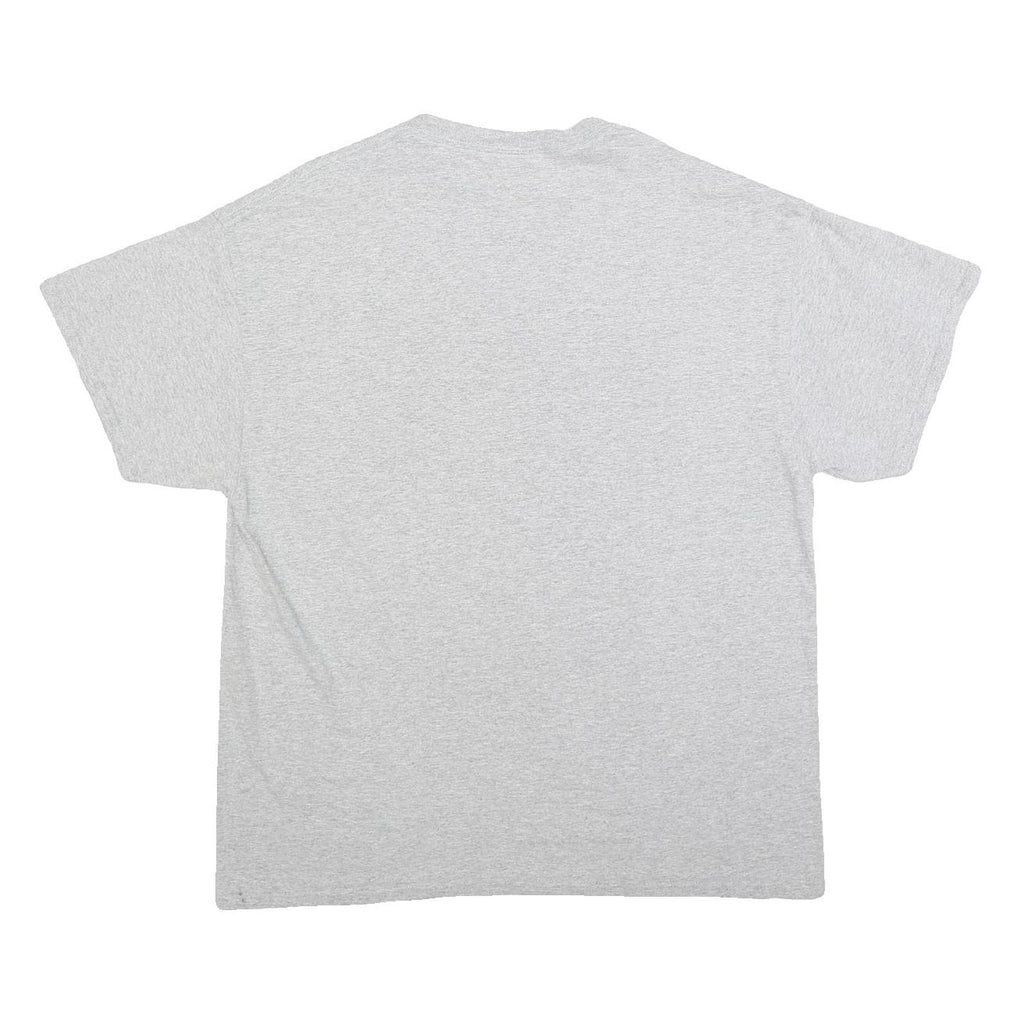 Mens Grey The Lambeau Leap Cotton Blend Graphic T-Shirt XL Short Sleeve Crew