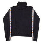 ELLESSE Womens Track Jacket Black Nylon Colourblock UK 6