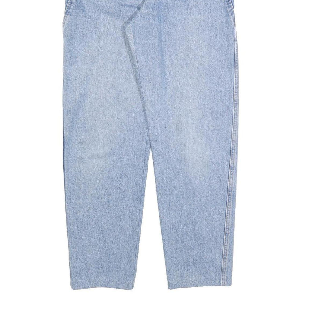 REVANCHE Womens Jeans Light Blue Regular Fit Straight Denim Rinse W28 L28