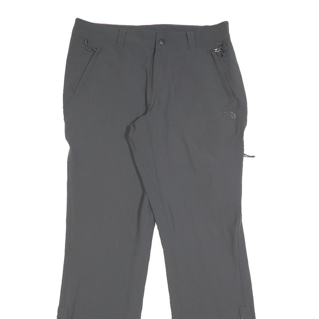THE NORTH FACE Womens Nylon Black Regular Leg Trousers W30 L30 Outdoor Zip