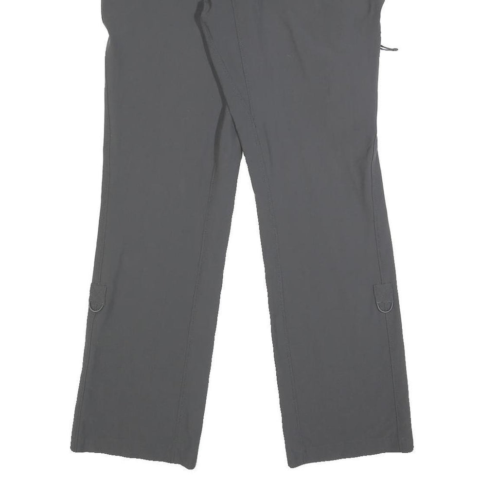 THE NORTH FACE Womens Nylon Black Regular Leg Trousers W30 L30 Outdoor Zip