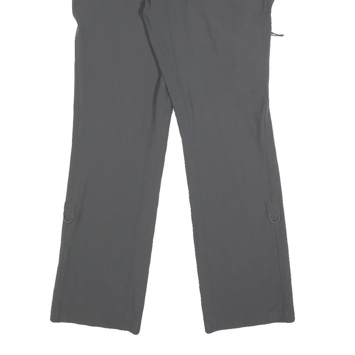 THE NORTH FACE Womens Nylon Black Regular Leg Trousers W30 L30 Outdoor Zip