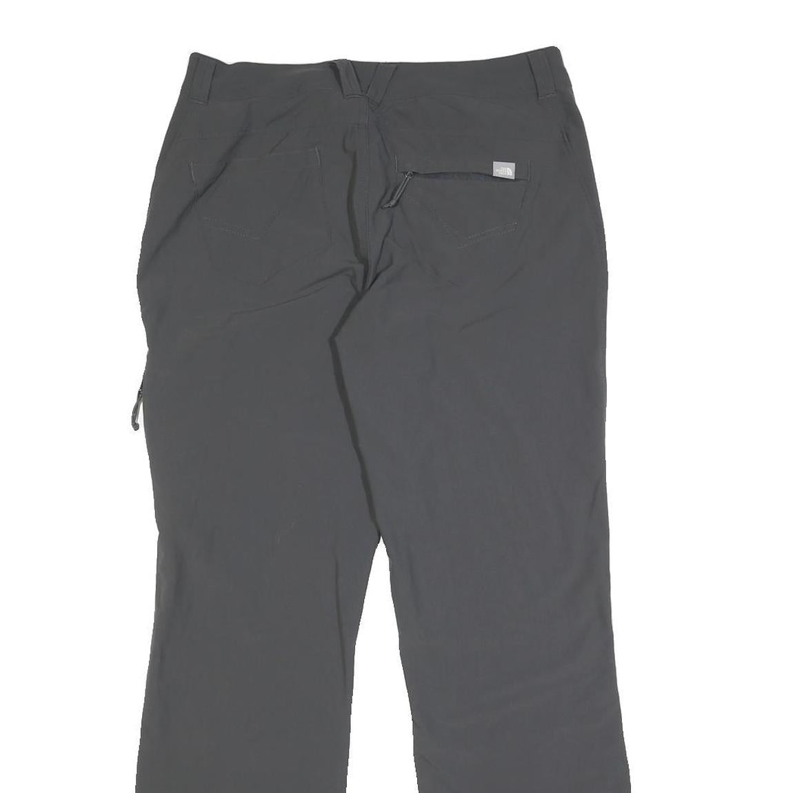 THE NORTH FACE Womens Nylon Black Regular Leg Trousers W30 L30 Outdoor Zip
