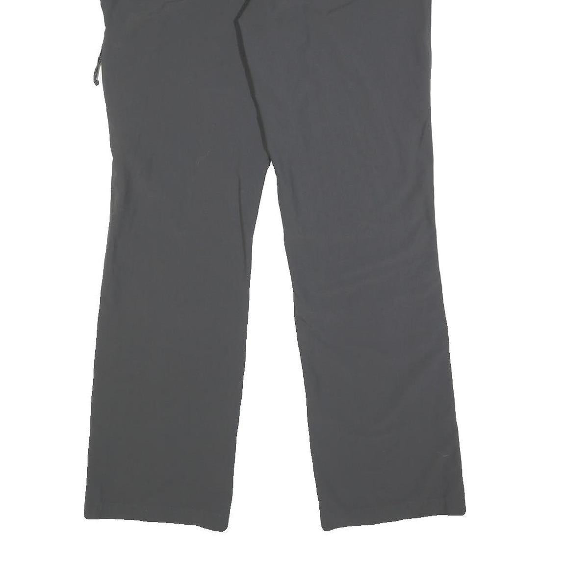 THE NORTH FACE Womens Nylon Black Regular Leg Trousers W30 L30 Outdoor Zip