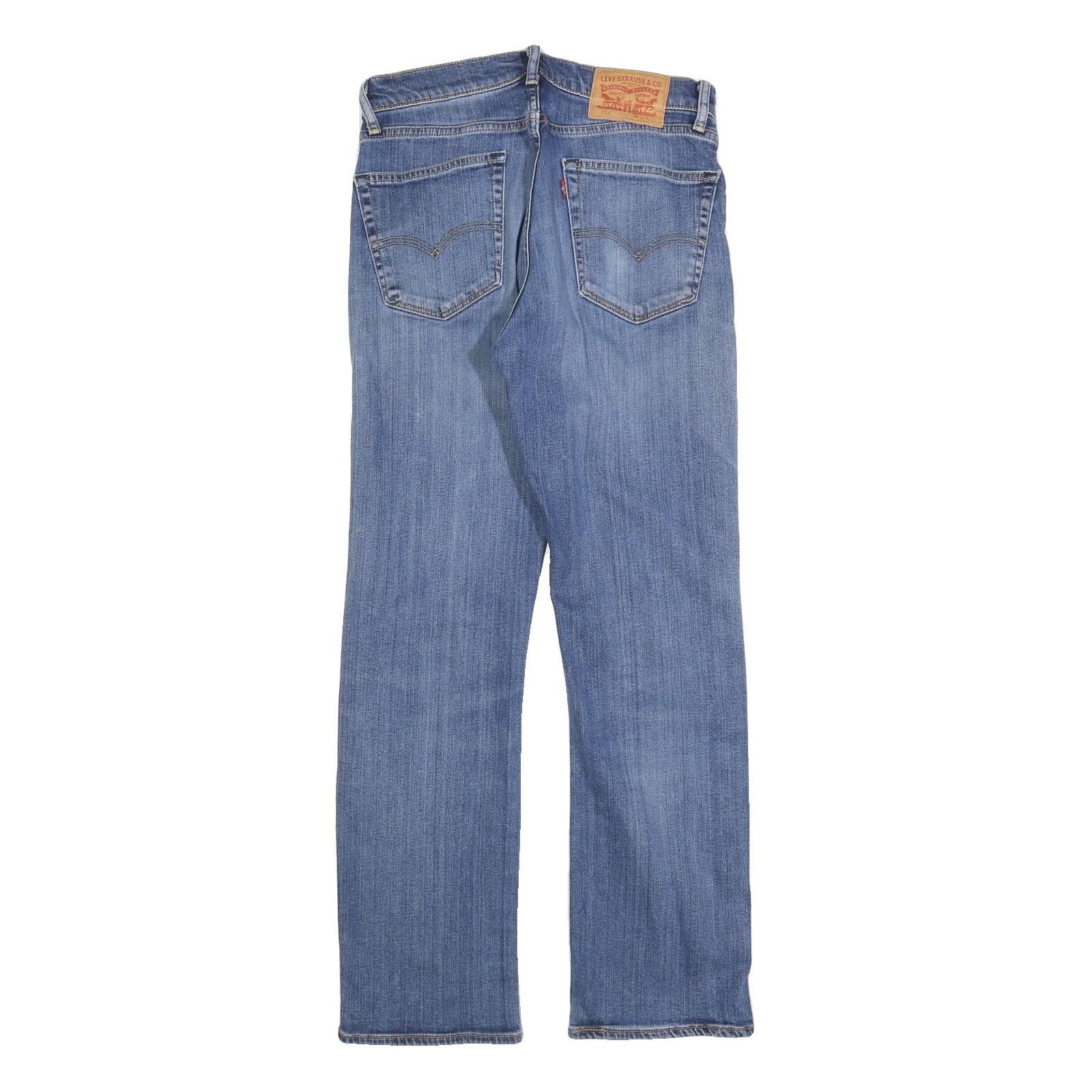 LEVI'S 751 Mens Jeans Blue Regular Straight Denim Medium W31 L32 Classic Fit