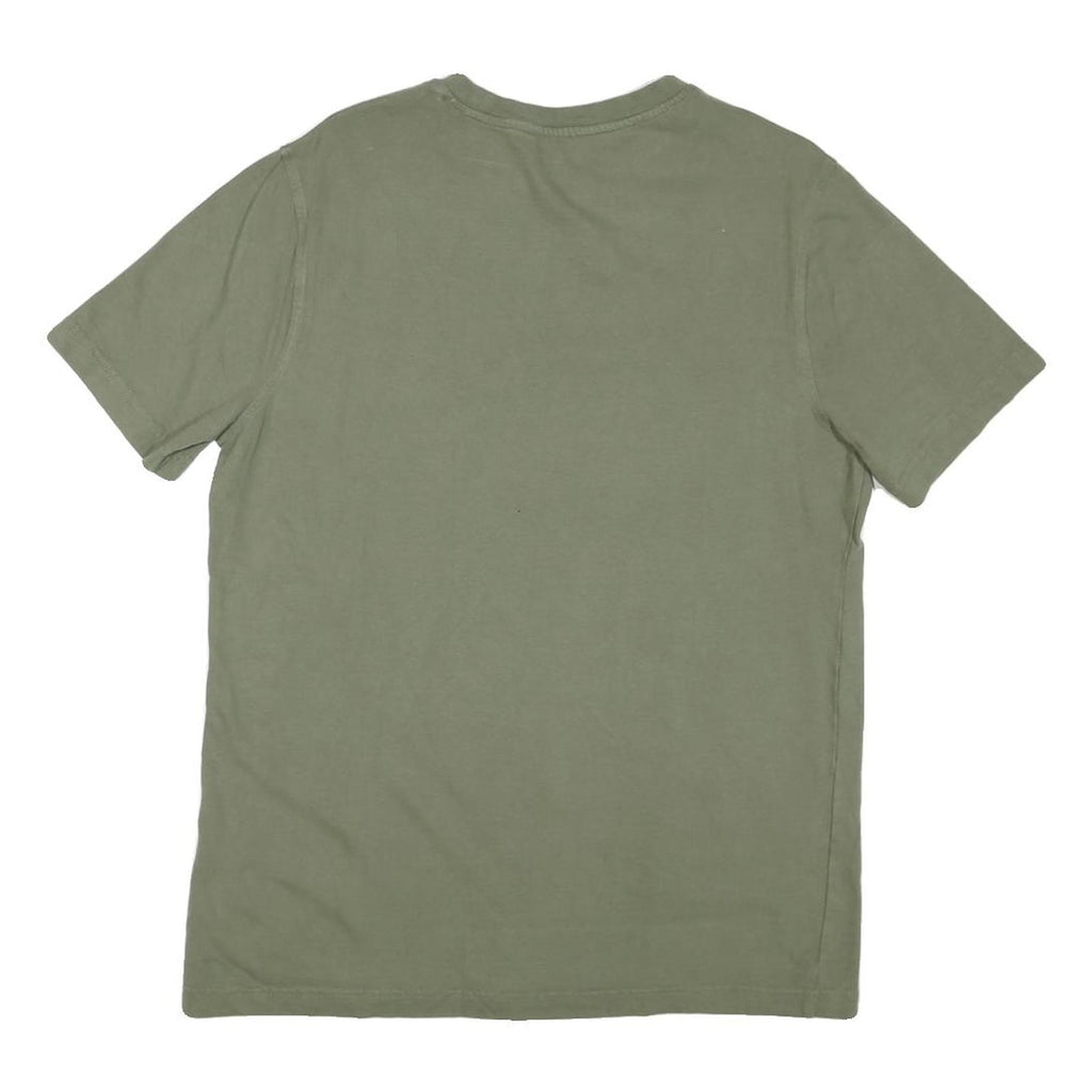 CHAMPION Mens Green Cotton Blend Graphic T-Shirt M Short Sleeve Crew Neck