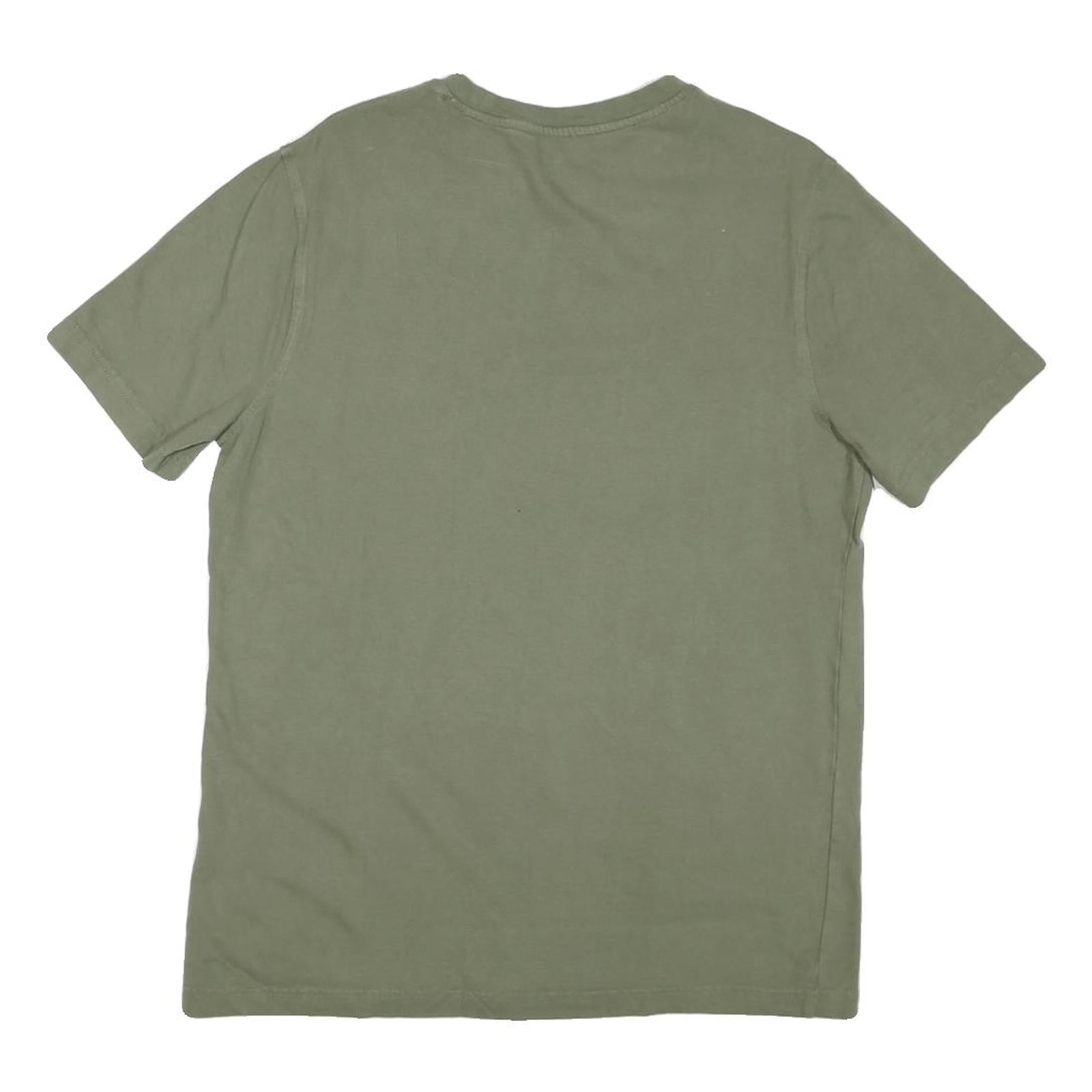 CHAMPION Mens Green Cotton Blend Graphic T-Shirt M Short Sleeve Crew Neck