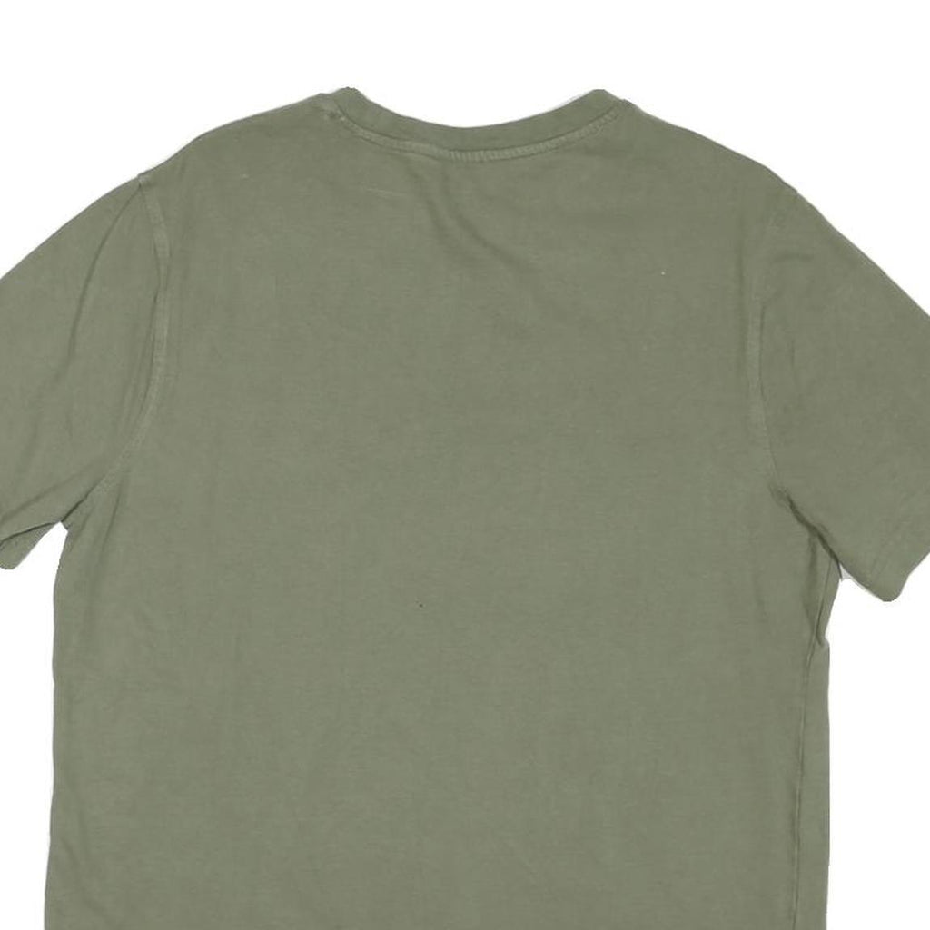 CHAMPION Mens Green Cotton Blend Graphic T-Shirt M Short Sleeve Crew Neck