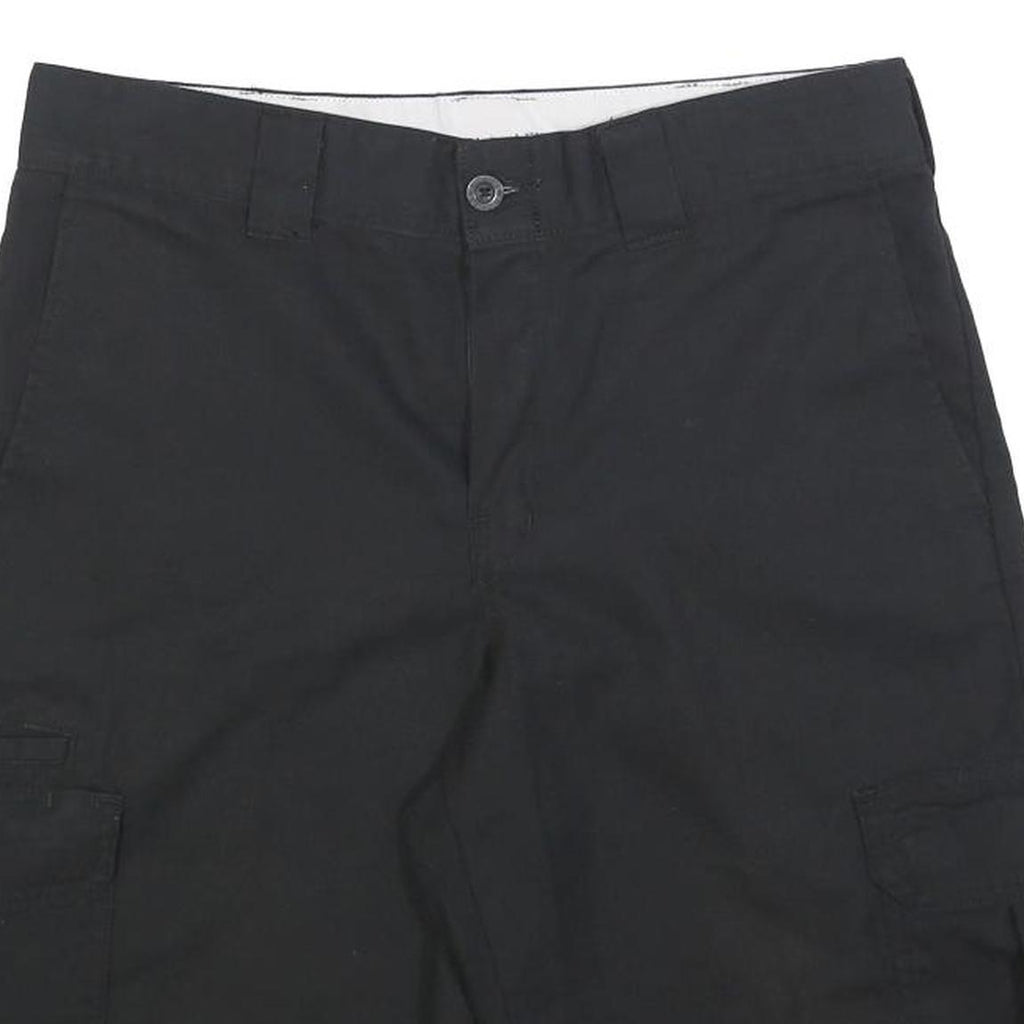 DICKIES Mens Black Cargo Shorts M W32 Workwear Casual Cotton Blend