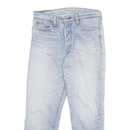 LEVI'S 501 Womens Jeans Blue Regular Straight Denim Light W29 L25 Classic Fit