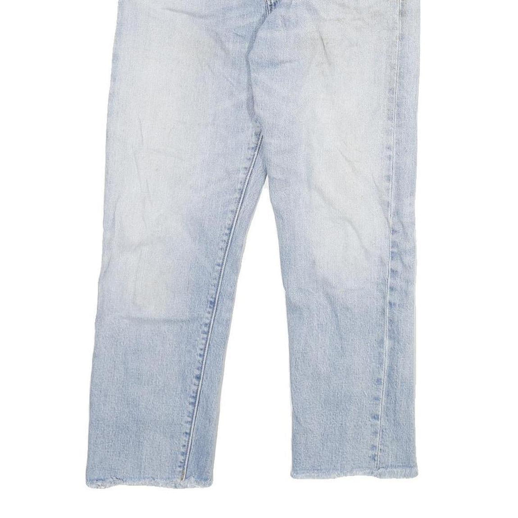 LEVI'S 501 Womens Jeans Blue Regular Straight Denim Light W29 L25 Classic Fit