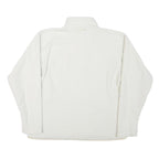 THE NORTH FACE Womens White Fleece Jacket L Polyester Blend Zip Casual Outdoor