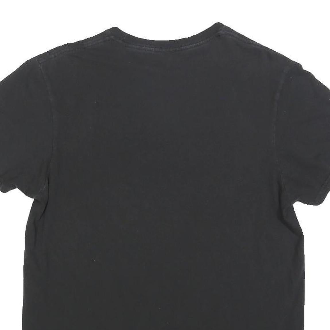 LEVI'S Womens Black Graphic T-Shirt M Short Sleeve Crew Neck Cotton Blend