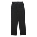 CALVIN KLEIN JEANS Womens Black Regular Straight Denim W27 L30 Zip Cotton