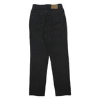 CALVIN KLEIN JEANS Womens Black Regular Straight Denim W27 L30 Zip Cotton