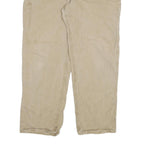 CARHARTT Mens Cotton Blend Beige Relaxed Straight Trousers W40 L32 Workwear