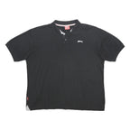 SLAZENGER Mens Black Short Sleeve Polo Shirt 3XL Cotton Blend Casual Sports