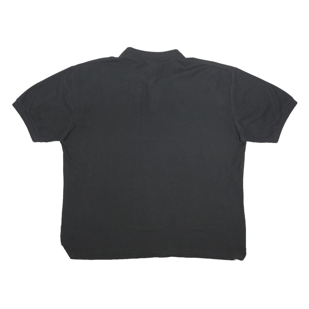 SLAZENGER Mens Black Short Sleeve Polo Shirt 3XL Cotton Blend Casual Sports