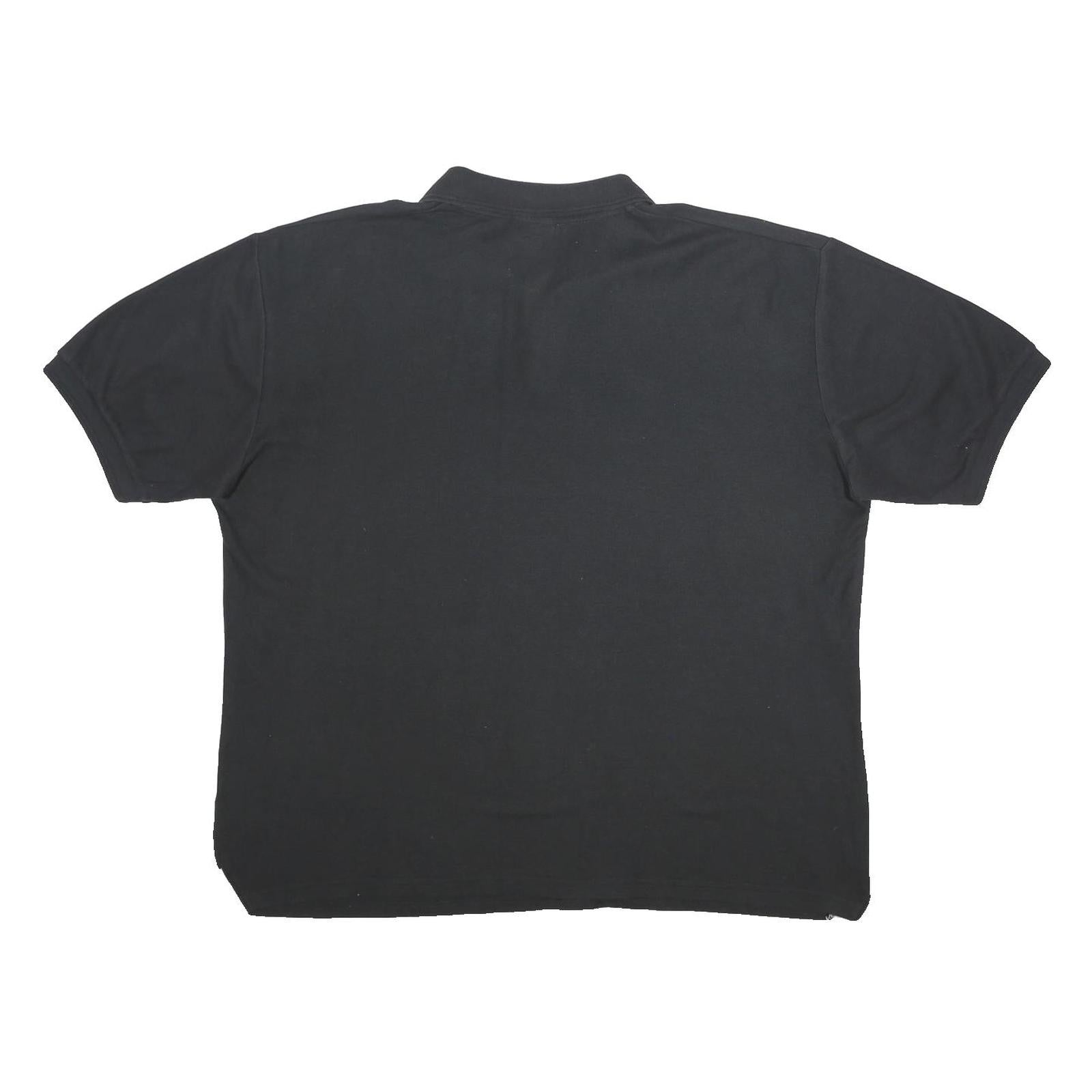 SLAZENGER Mens Black Short Sleeve Polo Shirt 3XL Cotton Blend Casual Sports