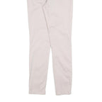 GUESS Womens Cotton Blend Beige Slim Skinny Trousers W29 L28 Stylish Everyday