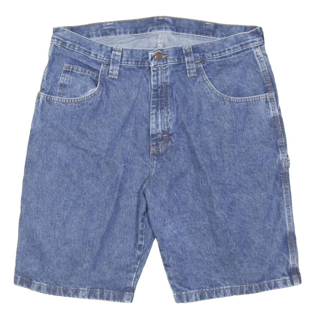 WRANGLER Mens Denim Blue Casual Shorts L W36 Classic Fit Cotton Workwear