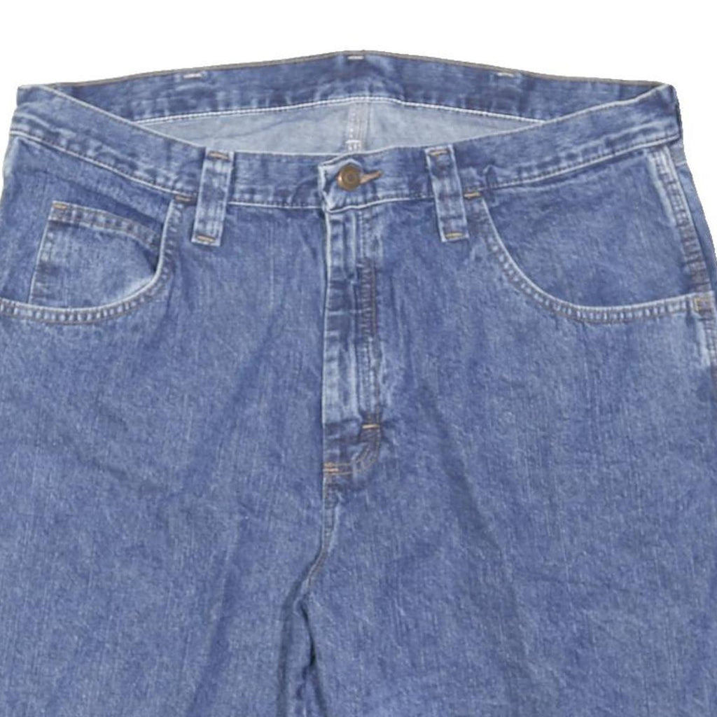 WRANGLER Mens Denim Blue Casual Shorts L W36 Classic Fit Cotton Workwear