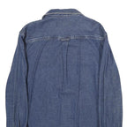 SUPERDRY Mens Blue Denim Shirt M Cotton Casual Button Down Long Sleeve