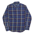 RALPH LAUREN Mens Blue Green Plaid Cotton Shirt M Button Down Casual