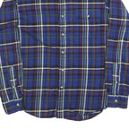 RALPH LAUREN Mens Blue Green Plaid Cotton Shirt M Button Down Casual