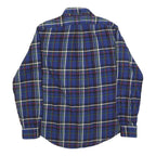 RALPH LAUREN Mens Blue Green Plaid Cotton Shirt M Button Down Casual