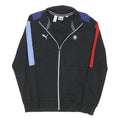 PUMA Mens Black Blue & Red BMW Motorsport Zip Jacket L Cotton Blend Sports