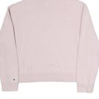 CHAMPION Womens Pink Pullover Hoodie XL Cotton Blend Casual Oversized